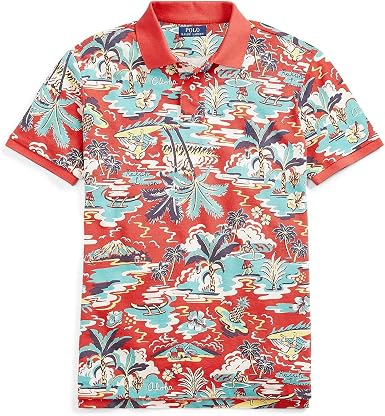 Amazon.com: Polo Ralph Lauren Camisa polo vintage de malla Palm Island para  hombre : Ralph Lauren: Ropa, Zapatos y Joyería