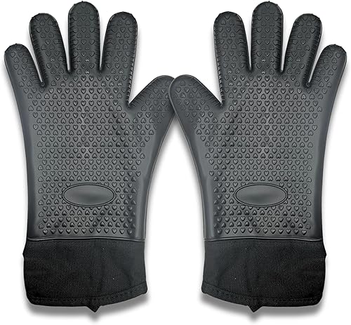 Miniatura 9 de Accesorios de barbacoa premium para parrilla, guantes de cocina resistentes al calor, guantes de horno, soportes para ollas y suministros para el