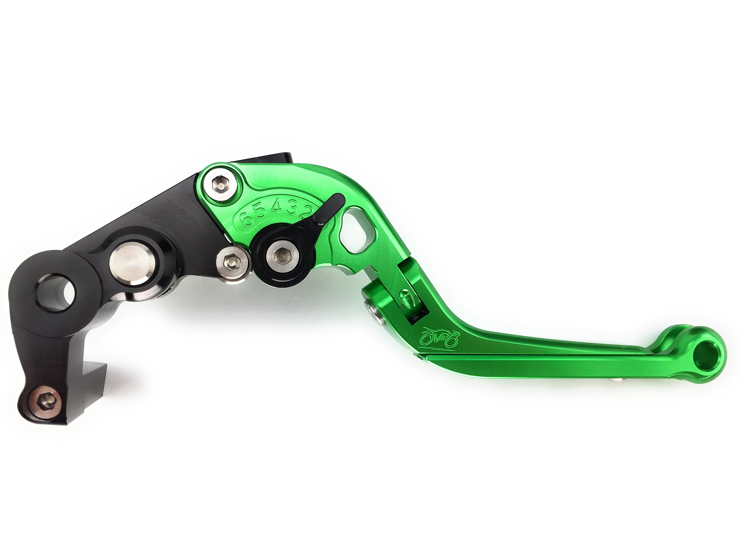 avdb-moto Coppia di leve regolabili e pieghevoli CNC Compatibile con Kawasaki Z750 2007 – 2013, Z800, Z800E 2013 2014 2015 2016