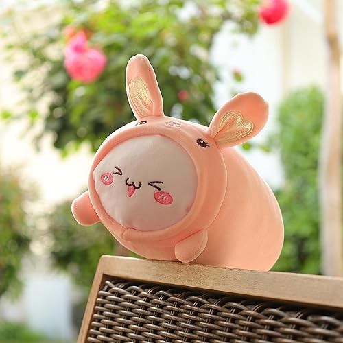 Miniatura 55 de AIXINI Bonita almohada de felpa de ajolote rosa de 8 pulgadas, animal de peluche luminoso de salamandra ajolotl, suave peluche Kawaii para abrazar