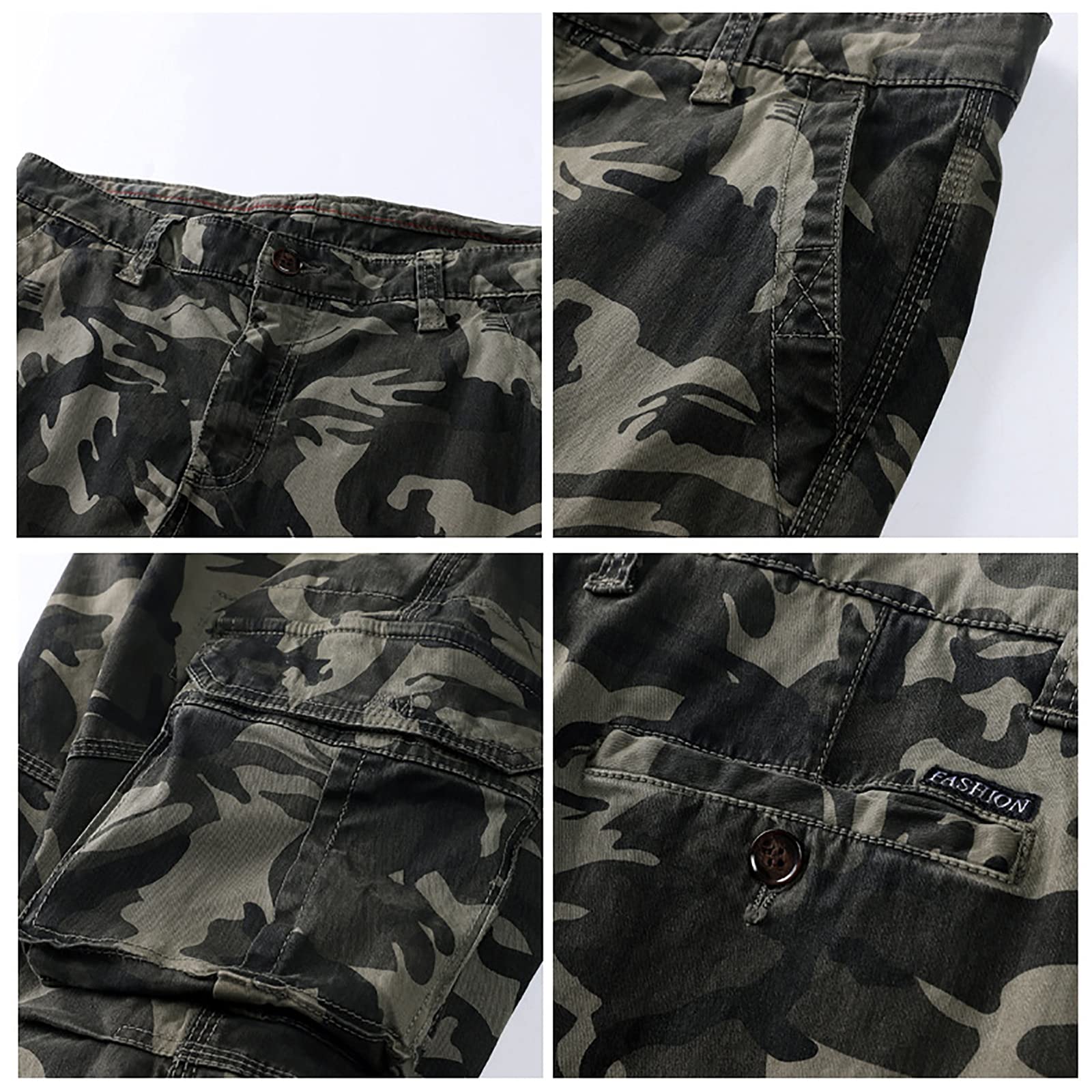 G&F Pantalon Cargo Hommes Pantalon Combat Tactique Militaire Poids Léger Extérieur Pantalon de Travail