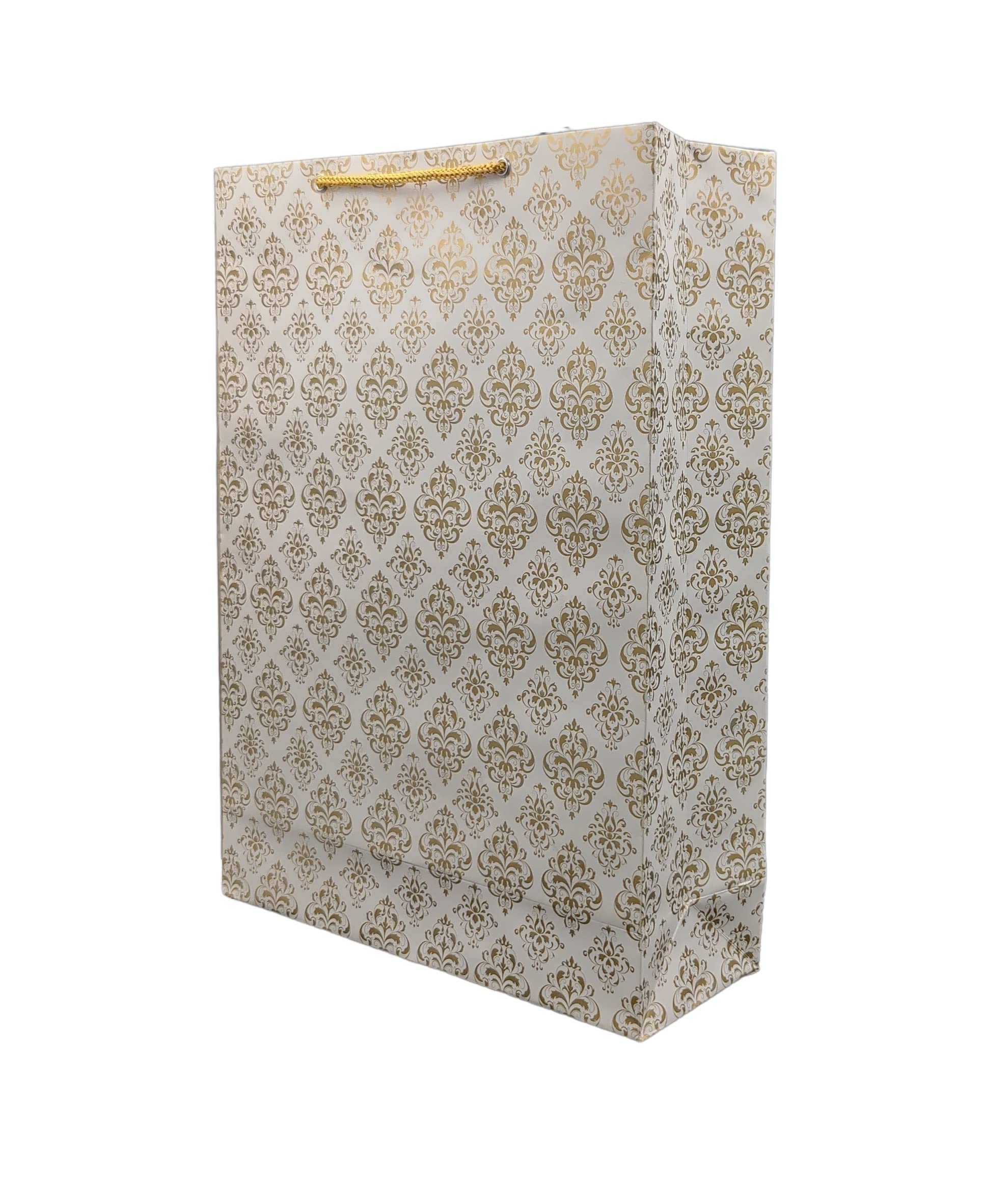 TASCHE Rustic Floral Design Gift Bags For Gifting | Weddings | Birthday | Holiday Presents (Size 12 X 9.5 X 4 Inch | Pack of 80) (B0B8VZVKQS) Amazon Price History, Amazon Price Tracker