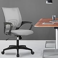 Vista 6 de PayLessHere Silla de oficina en casa, silla de escritorio para computadora, silla ergonómica ajustable, soporte lumbar, reposabrazos ejecutiva