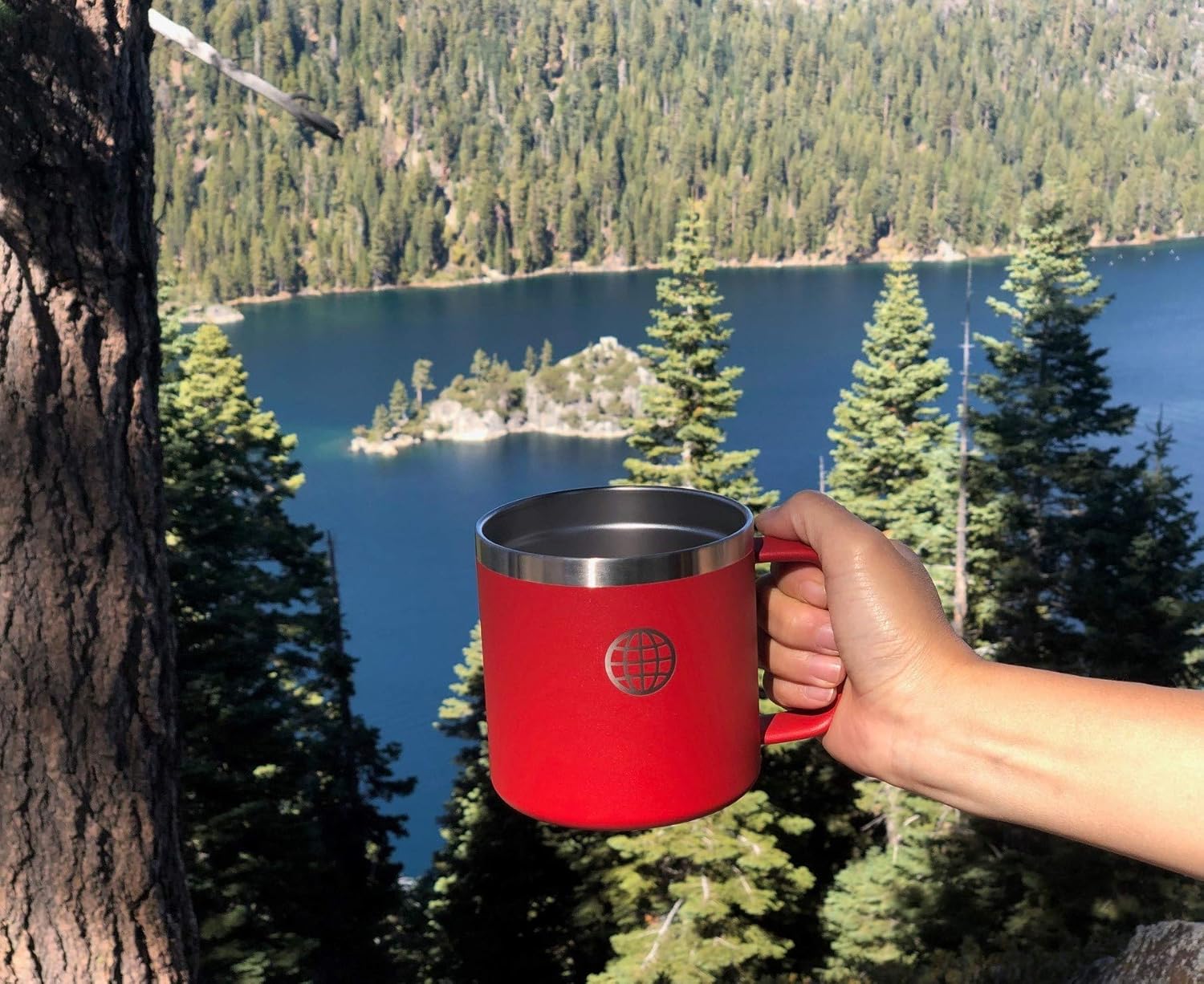 40% оƒƒ Dіѕсоunt Cool Coffee Mug with Lid and Handle - JTSC Products 2 Pack 14 oz Double Wall Insulated Stainless Steel coffee mug - Cool gifts for Men and Women - Large coffee mug for Camping (Black Red)