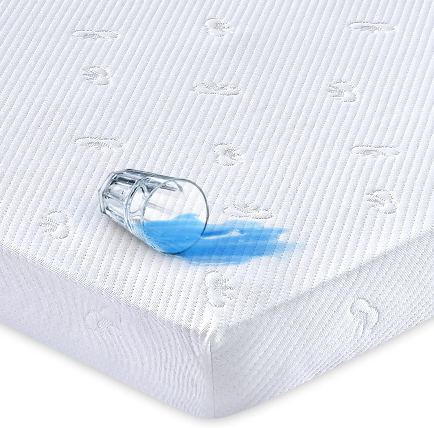 Lillibearas Pack and Play Mattress + Waterproof Pack and Play Mattress Protector