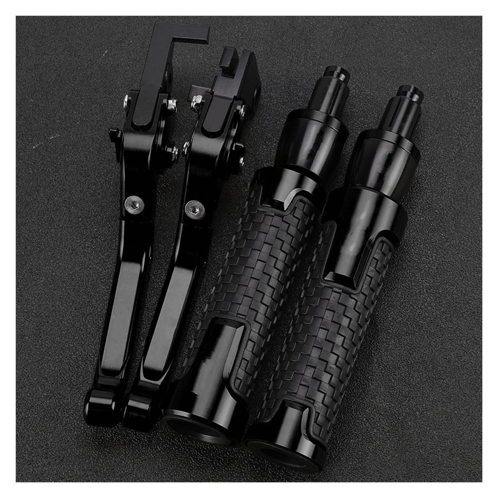 Pbqenxb G Break And Clutch Levers For Kawasaki For Ninja For Zx6r 2019-2024 Brake Clutch Levers Handlebar Rips Ends Adjustable Lever(G)