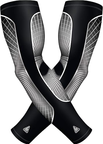 Miniatura 51 de B-Driven Sports Mangas de compresión prémium Pro-Fit para hombres, mujeres y jóvenes, 44 diseños gráficos, mejoran la circulación