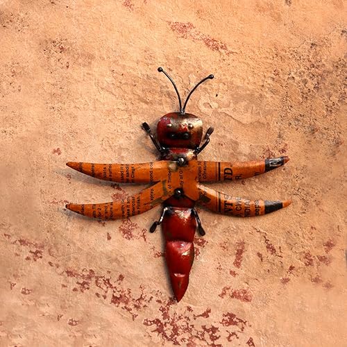 Miniatura 2 de De Kulture - Figura decorativa coleccionable de hierro reciclado hecha a mano, decoración de pared para embellecer el hogar, oficina, jardín, ideal