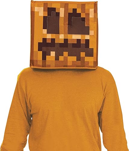 Miniatura 2 de Disfraz de cabeza de bloque de Minecraft, accesorios oficiales de disfraz de Minecraft, máscara de disfraz de tamaño individual