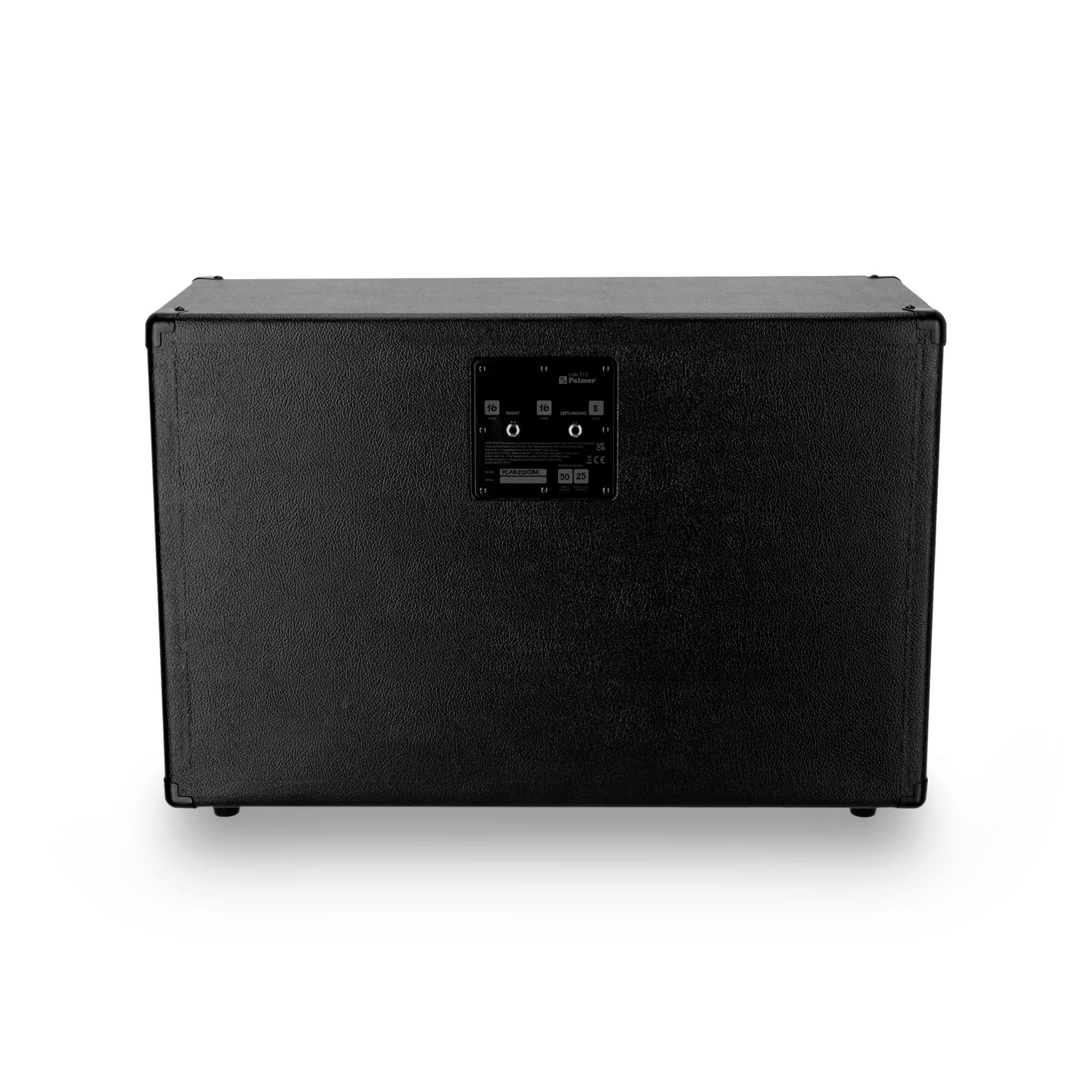 Palmer CAB 212 X GBK Haut-parleur pour guitare avec Celestion Greenback 2 x 12, arrière fermé