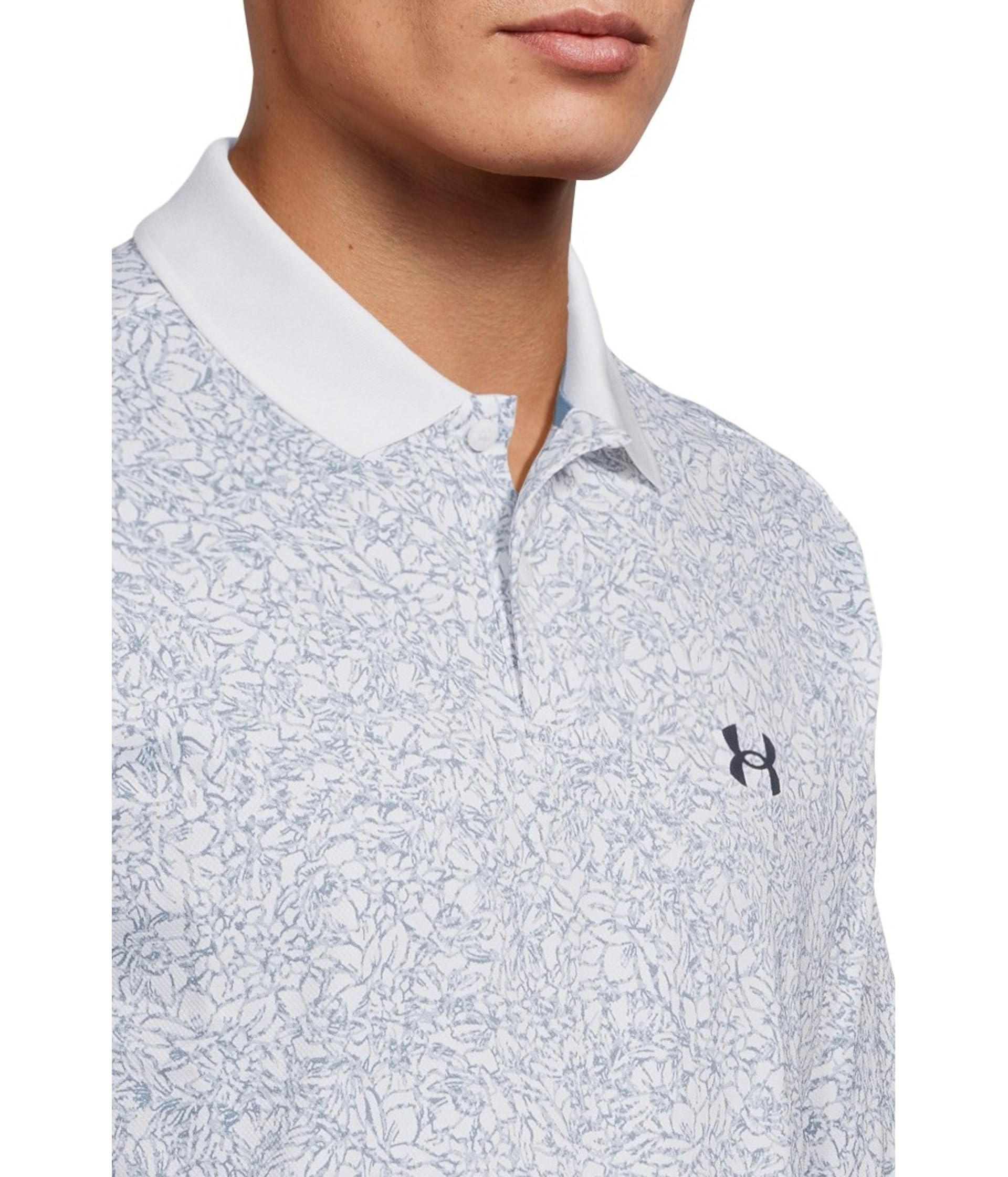 Under Armour Polo Performance 3.0 Novità Uomo, Bianco/Blu Fumo/Blu Navy, 3XL Alti