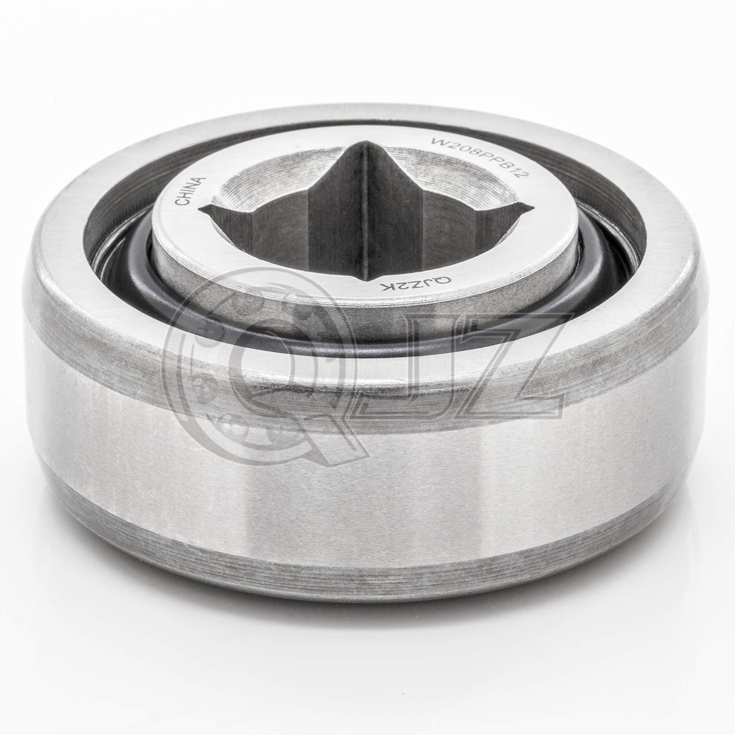 [1-Pack] W208PPB12 Heavy Duty Disc Harrow Bearing, 1-1/8'' Square Bore, Agricultural Bearing. [Cross-Reference: DS208TT12A]