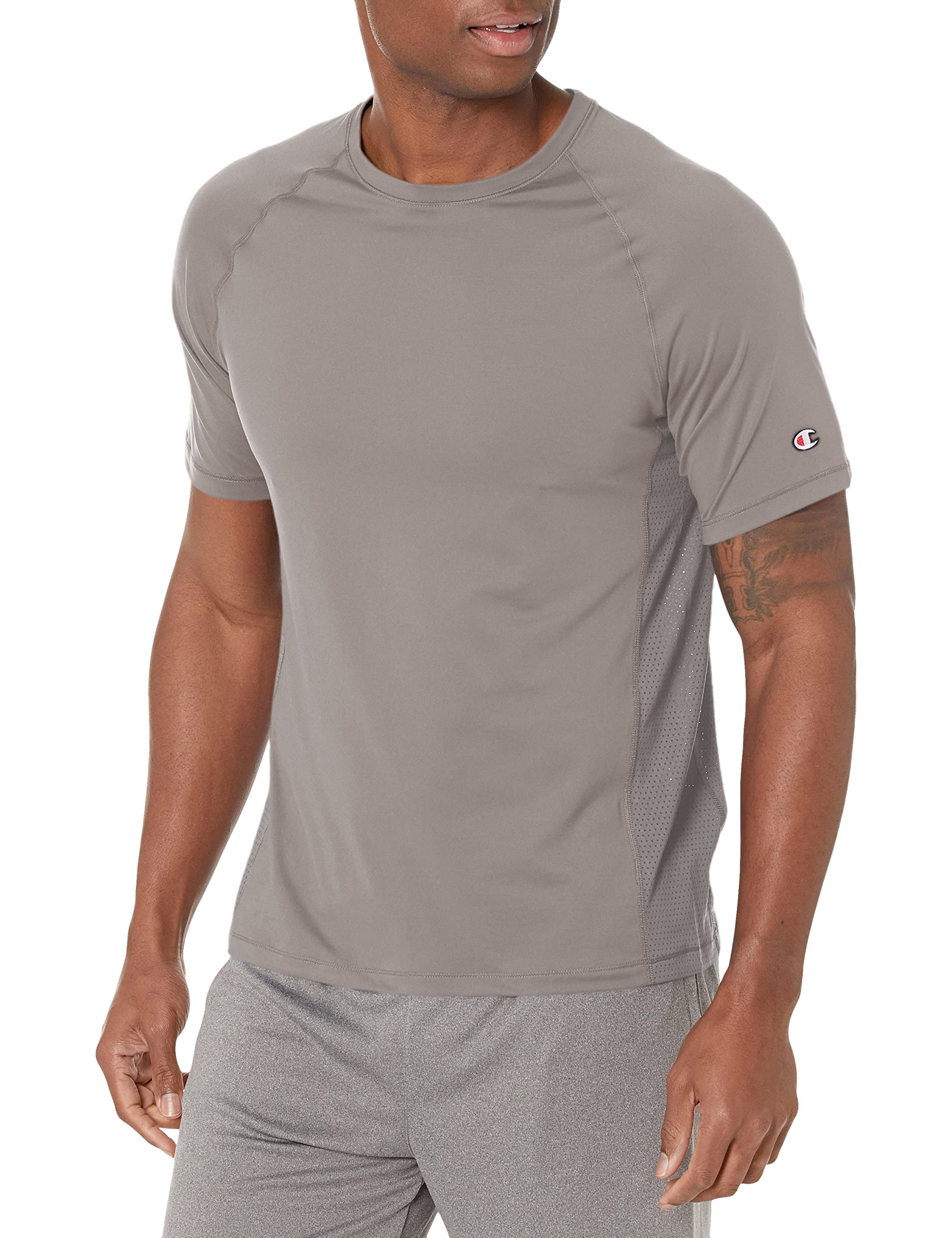 ChampionMen's T-Shirt, MVP, Moisture Wicking, Mesh, Crewneck