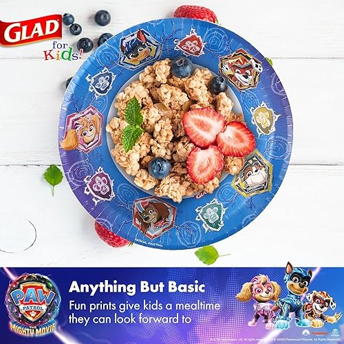 Miniatura 10 de Glad Cuencos de papel de la Patrulla Canina para niños de 12 onzas, cuencos de papel, cuencos para niños, cuencos de papel aptos para niños para uso