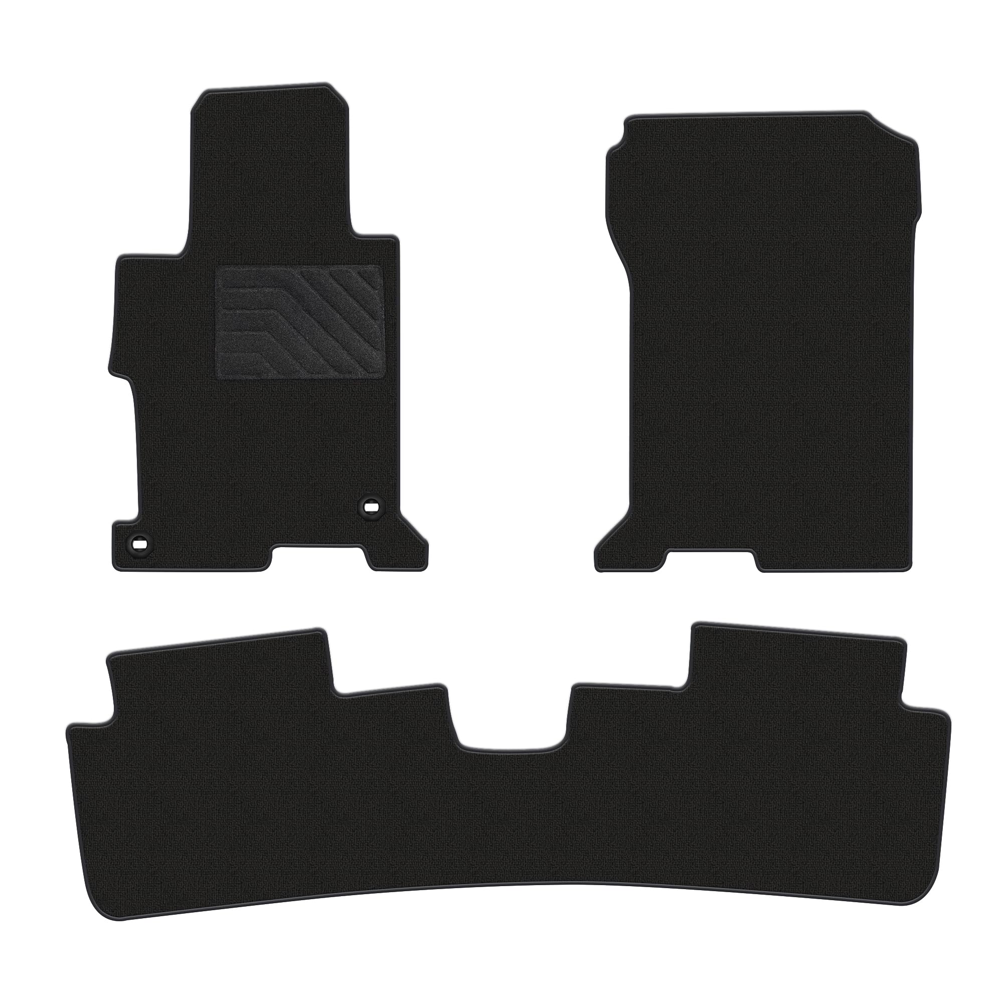 Carpet Floor Mats Fit for Honda Accord 2013-2017, Custom Fit All Weather Anti-Slip Waterproof Floor Liners - 3pcs