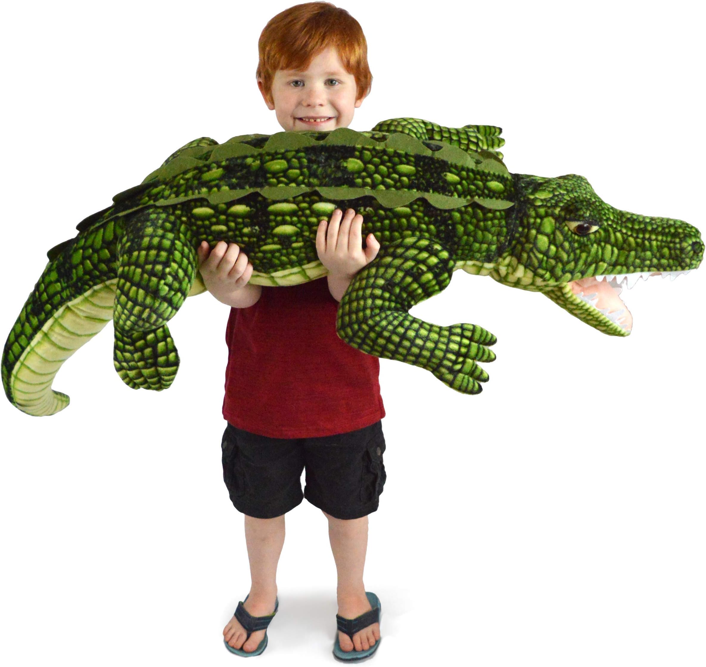 TigerHart Kuwat The Saltwater Crocodile - 56 Inch Long Big Stuffed Animal Plush Alligator