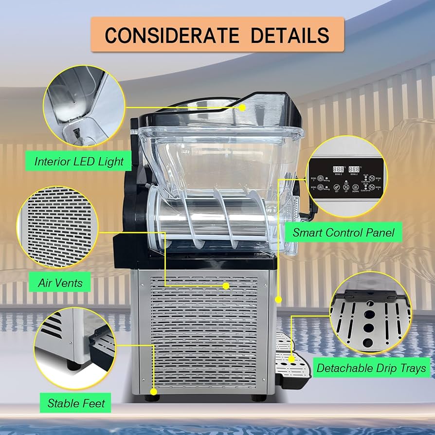 Amazon.com: Kolice Commercial ice Slush Machine,Margarita