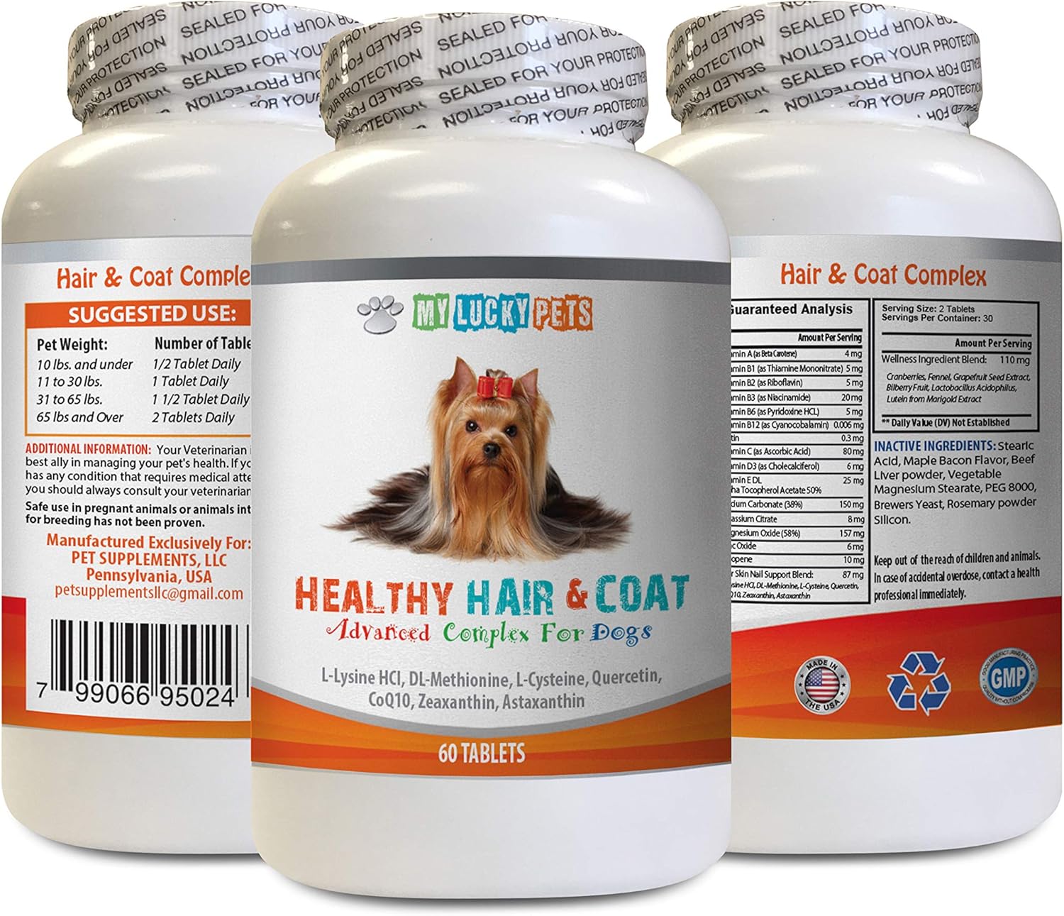 MY LUCKY PETS LLC Dog Shiny Coat Supplement Dog Healthy