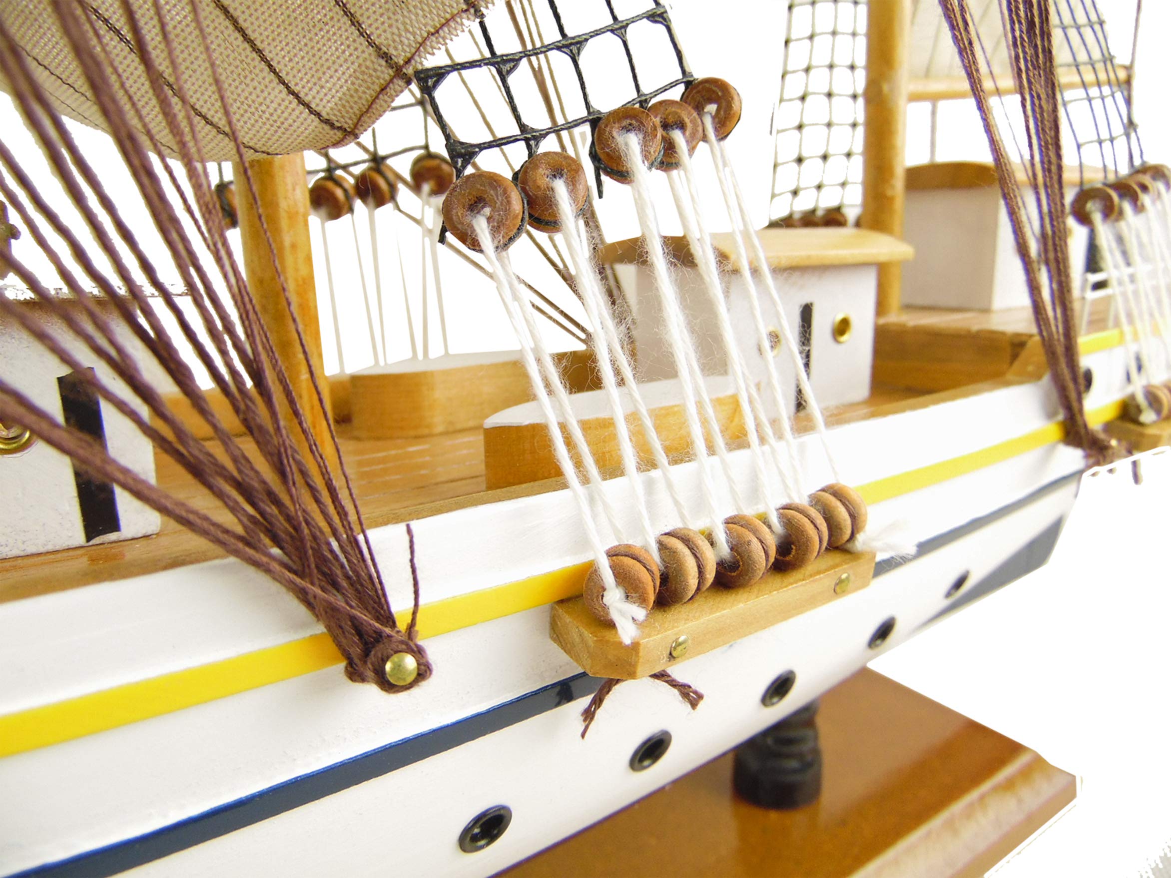 Schiffsmodell GORCH Fock - Maße B70/H55/T14 / Segelschiff/Modellschiff/Standmodell/Modellsegelschiff