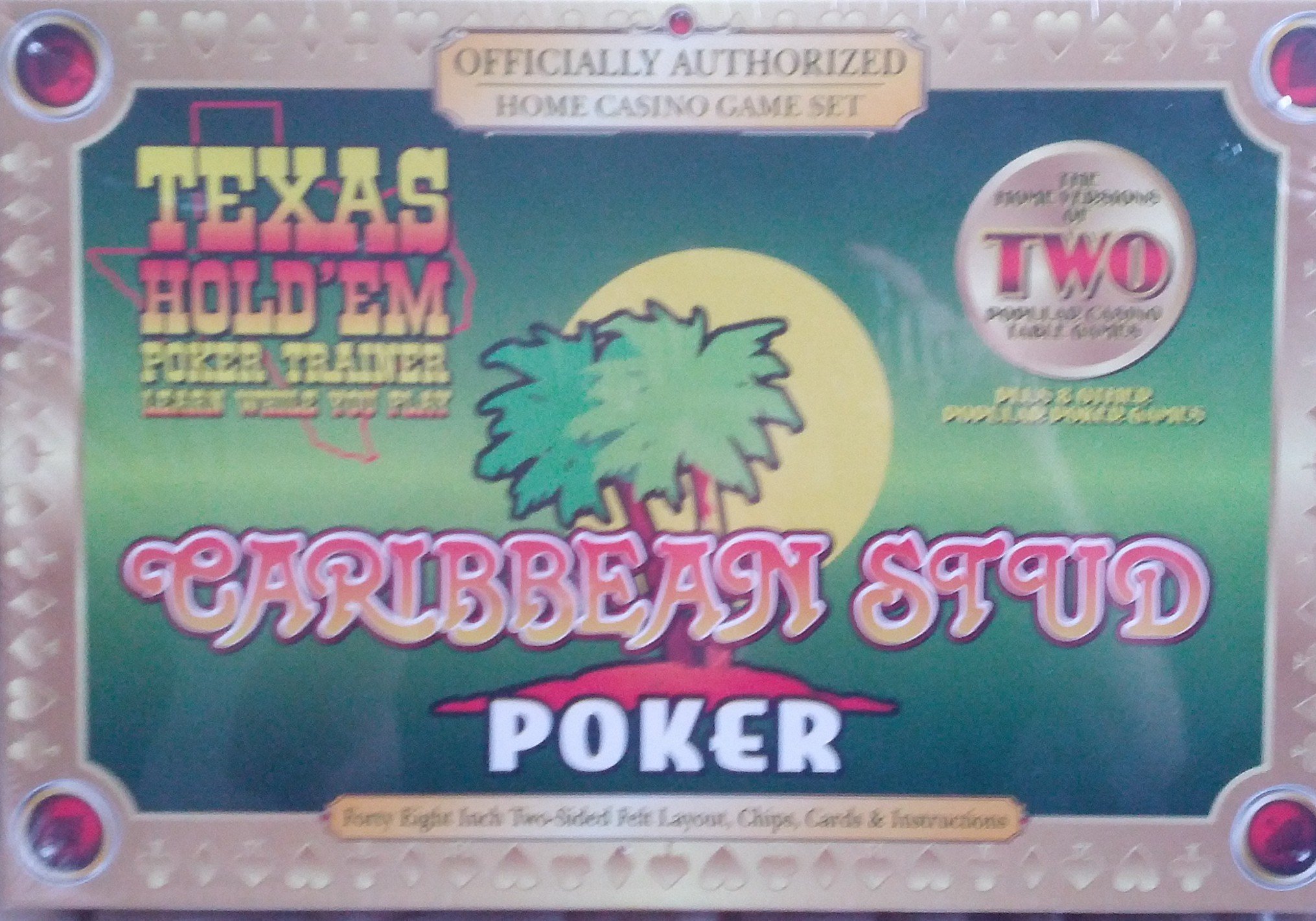 Amazon.com: 加勒比海梭哈撲克家庭紙牌遊戲: 玩具和遊戲