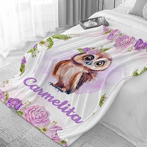 Miniatura 104 de Butterfly Custom Baby Blanket with Name Personalized Baby Blanket for Girl Boy Birthday Chirstmas Gift Customized Baby Receiving Blanket for Newborn