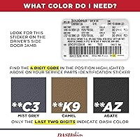 Vista 6 de DASHSKIN Tapa moldeada para salpicadero compatible con Dodge Ram 1500 1998 1999 2000 2001 (98-02 Ram 2500 y 3500) en gris niebla, fabricada