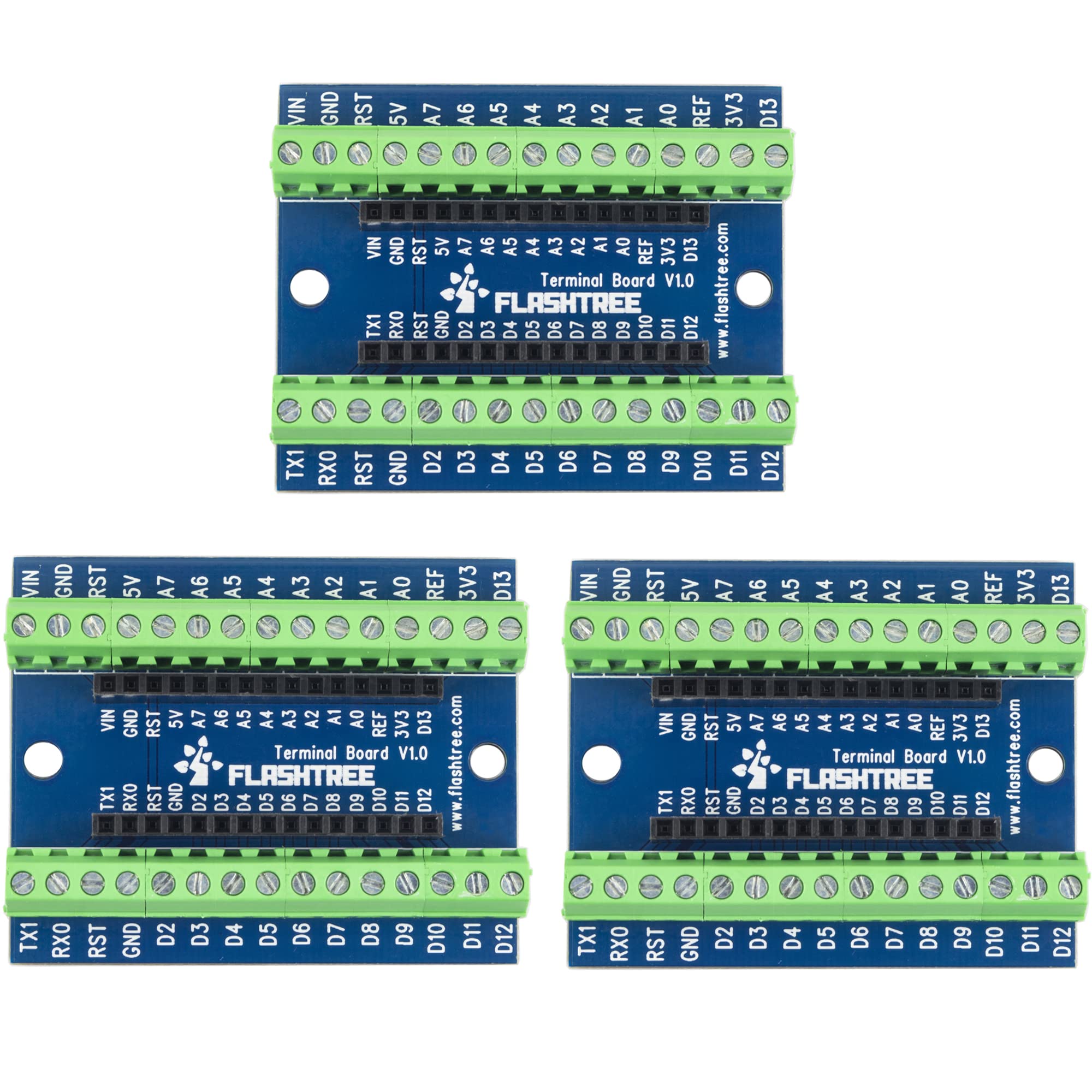 Amazon.com: 3pcs for Nano Breakout Board Terminal 3.81mm / 0.15 ...