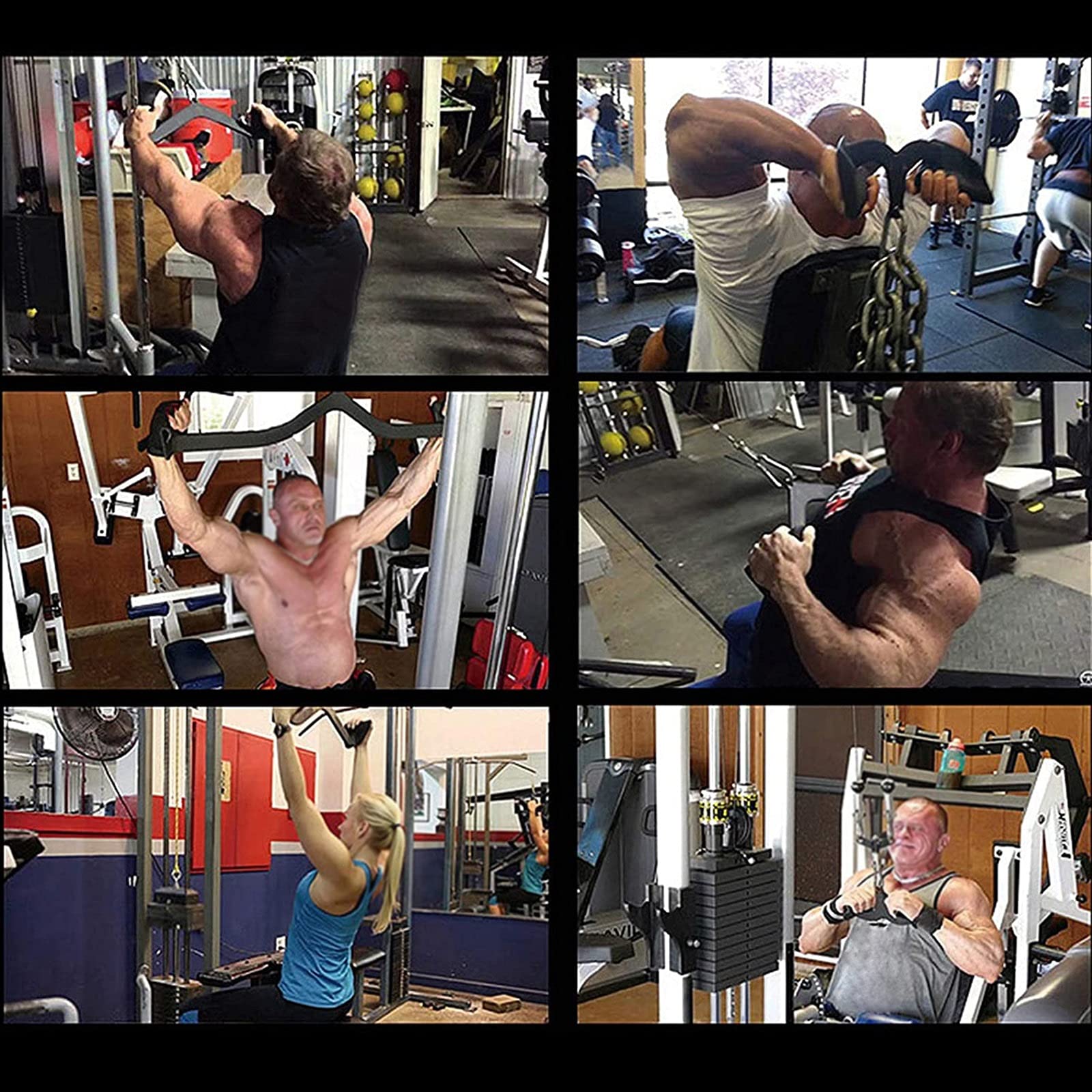 Gym Lat Pull Down Katrol Kabel Machine Handvat Bevestiging Fitness Arm Worstelen Training Deadlift D Vorm Handgreep 6cm