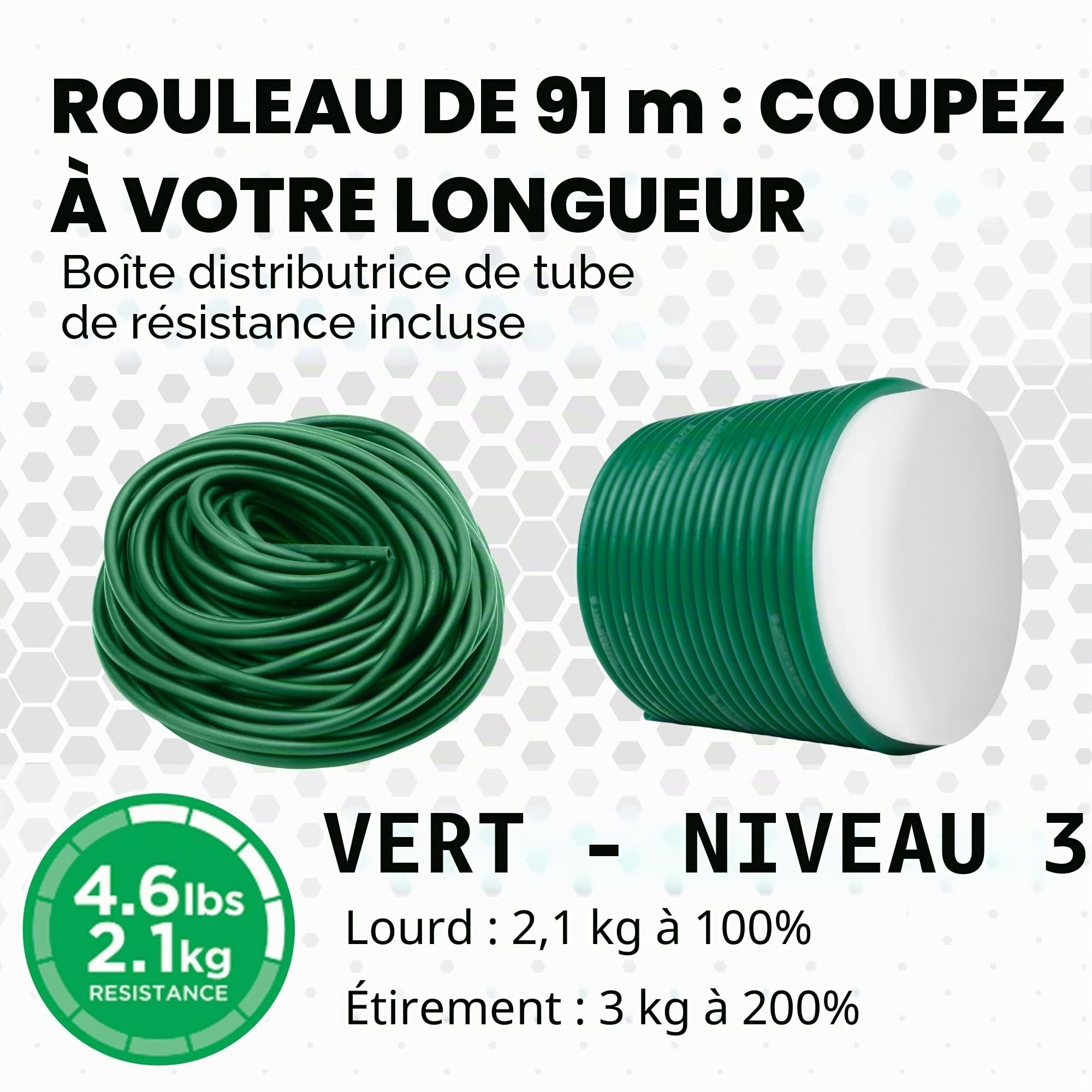 Theraband bande d'exercice spécial poids lourds Résistance tube