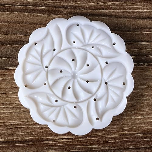 Miniatura 8 de Sellos de pastel de luna de 3.53 oz, patrón tradicional, moldes de pastel de luna, moldes para festival, bricolaje, prensa de mano, cortadores de