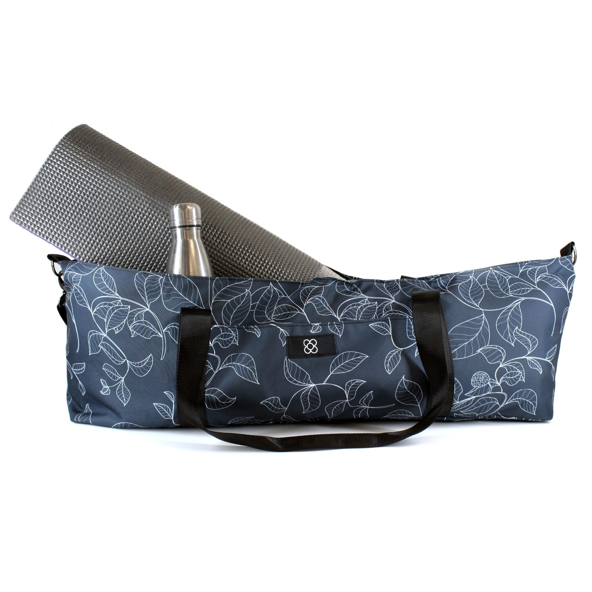 DOJA Barcelona Yoga Mat Carrier XXL Large Printed Design Durable Backpack Style Yoga Gym Bag Spacious with Integrated Pockets - Image 3
