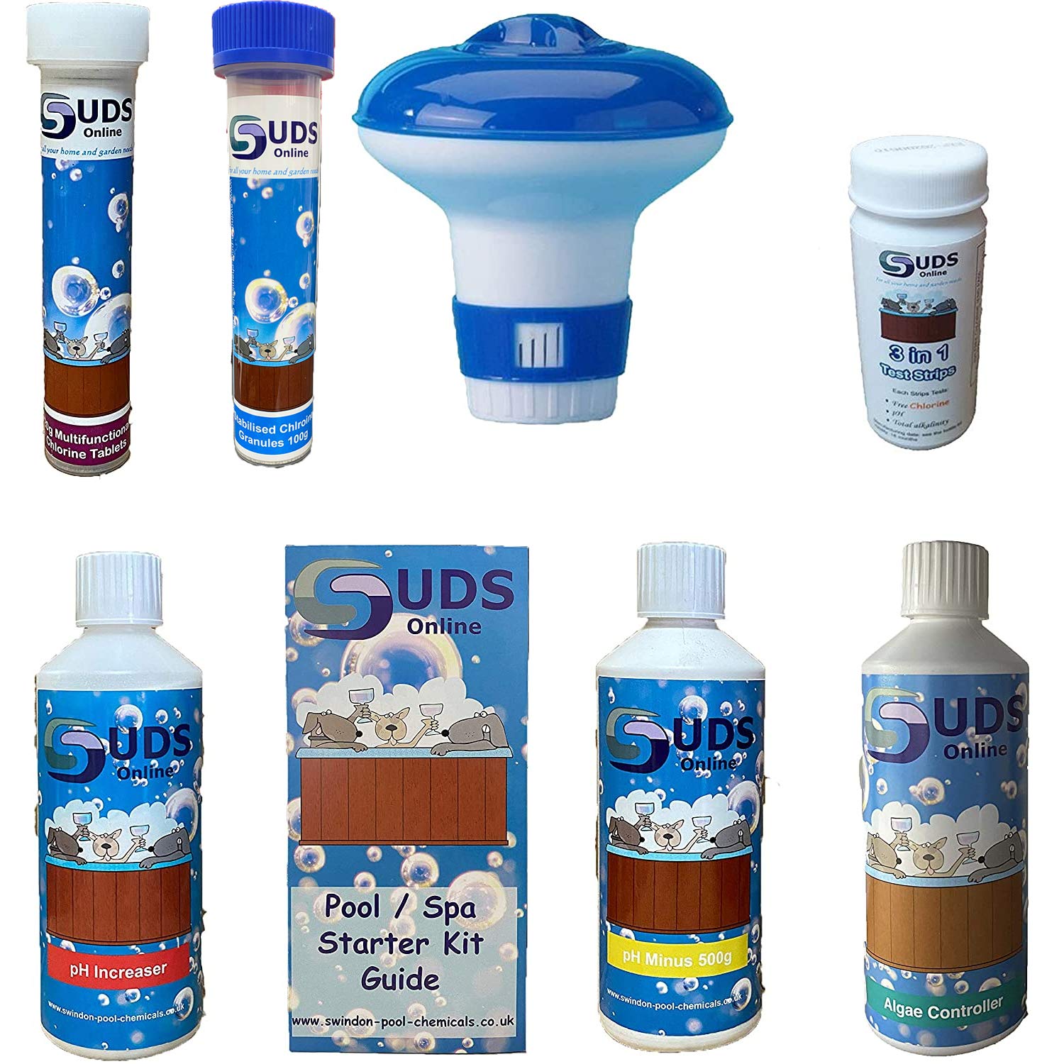 Small Swimming Pool Starter Kit - Perfect for 8ft /10ft /12ft /18ft /24ft