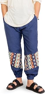Aatman One Size Eco-Friendly Yippy Harem Pants for Men's Cotton Hippie Boho Baggy Style Yoga Pajama Jogger Pant with Pocke... Price In India