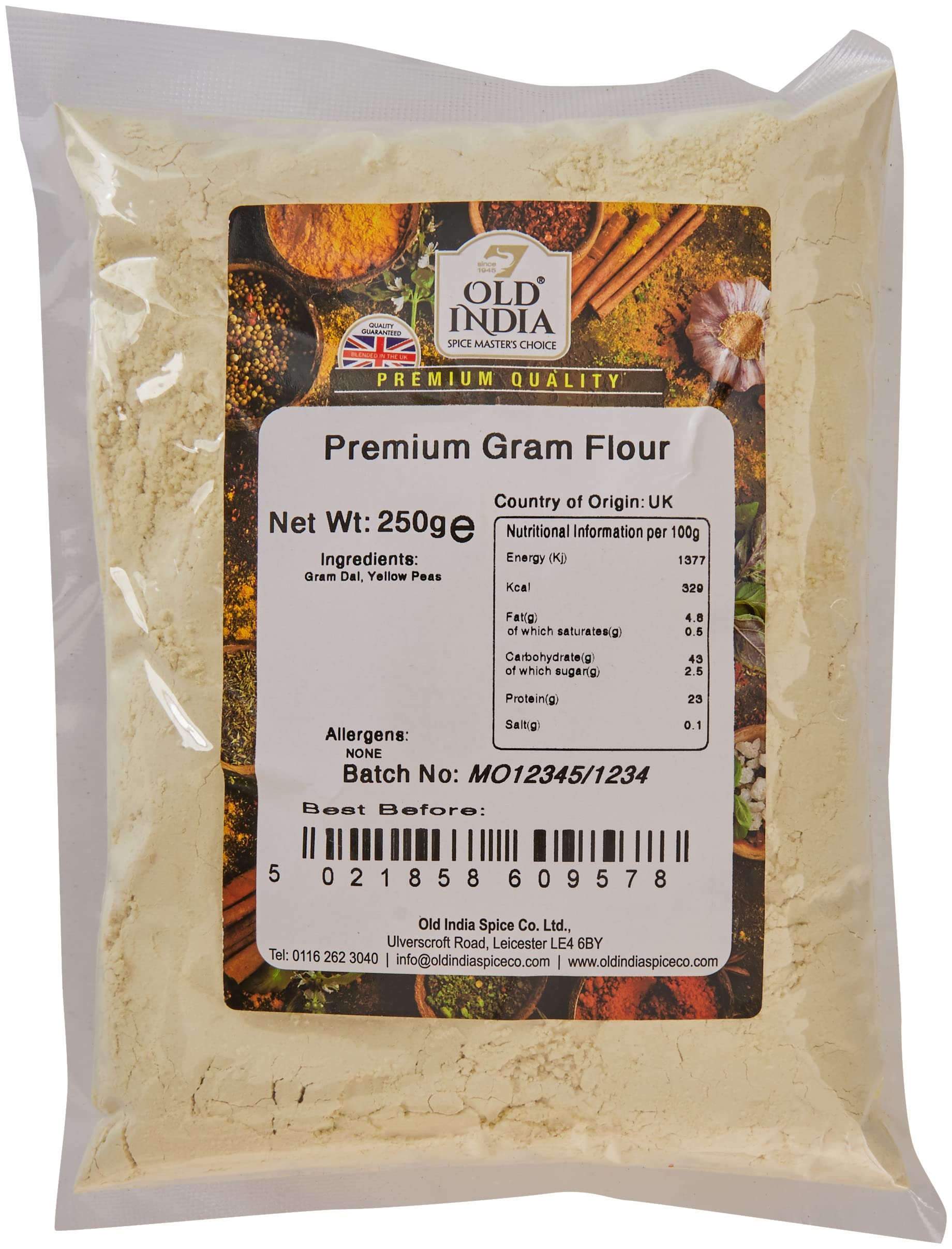 Old India Premium Gram Flour 250g
