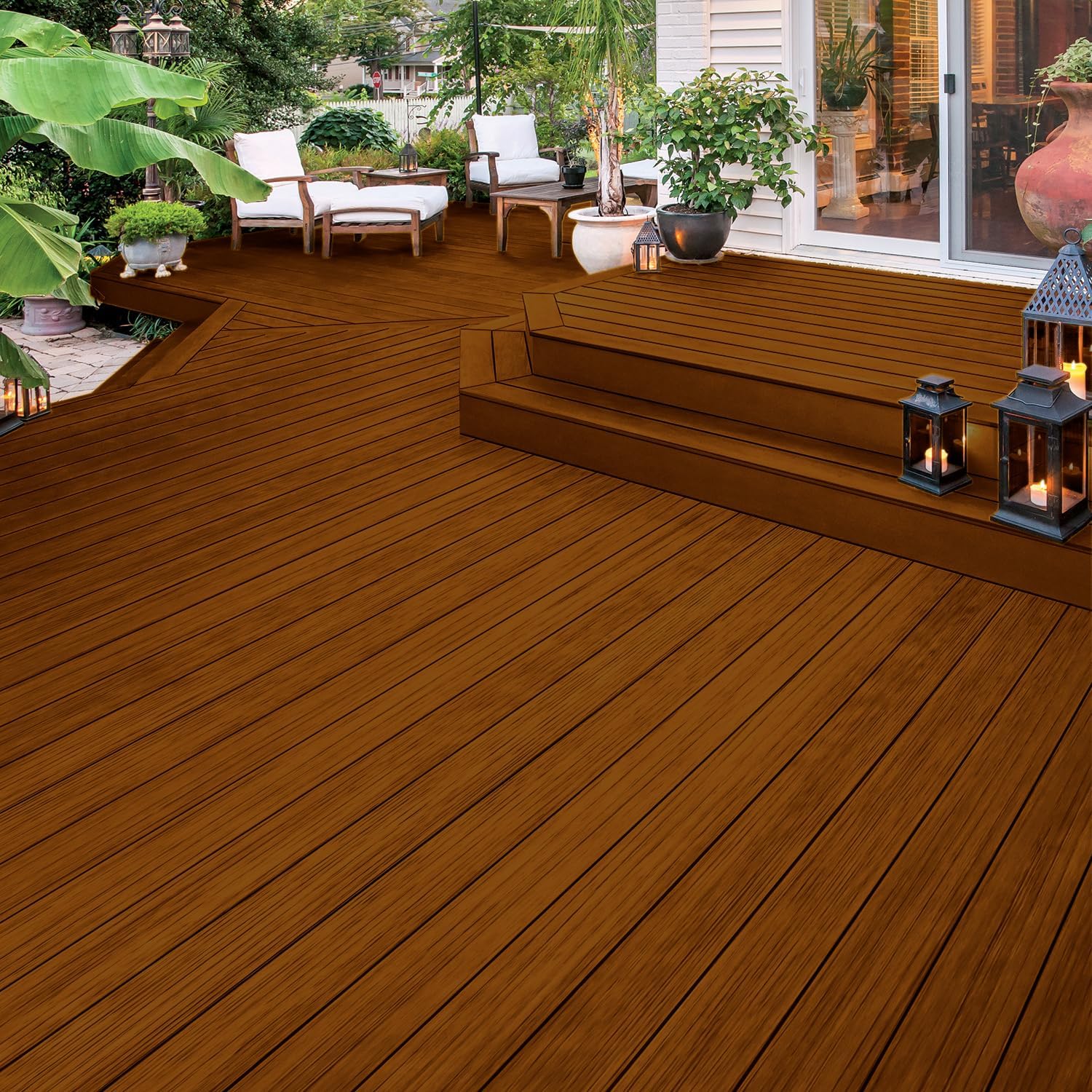 Flood Easy Seal 1 gal. Dark Walnut Semi-Transparent Exterior Wood Finish