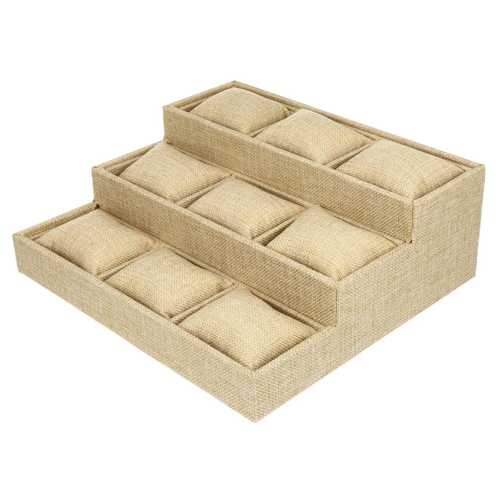 Plateau de rangement pour montres 9 compartiments pour éviter les rayures de vos bijoux