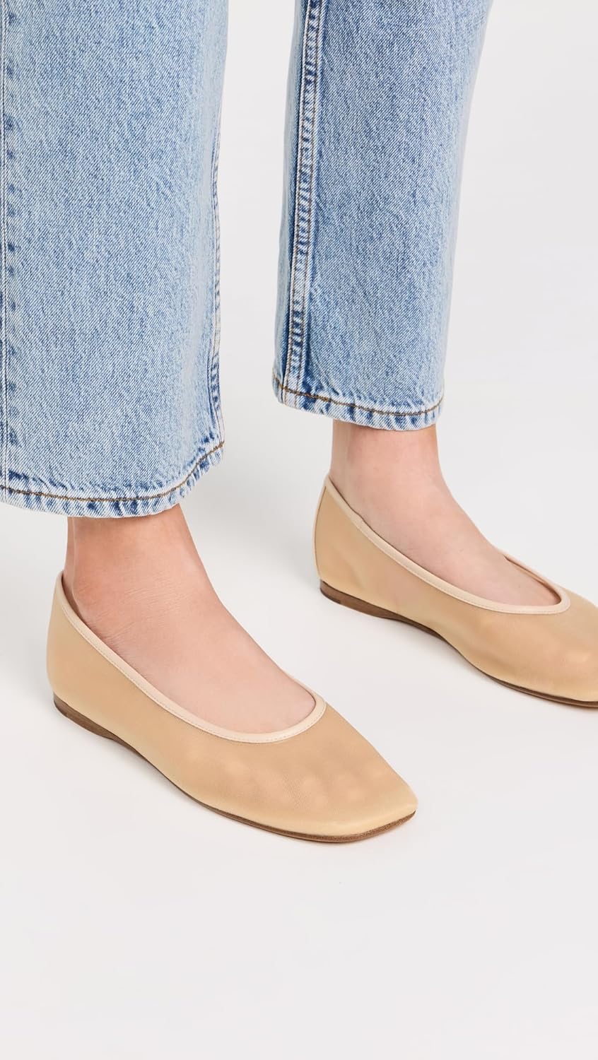 Vince Women's Leah Mesh Ballet Flat