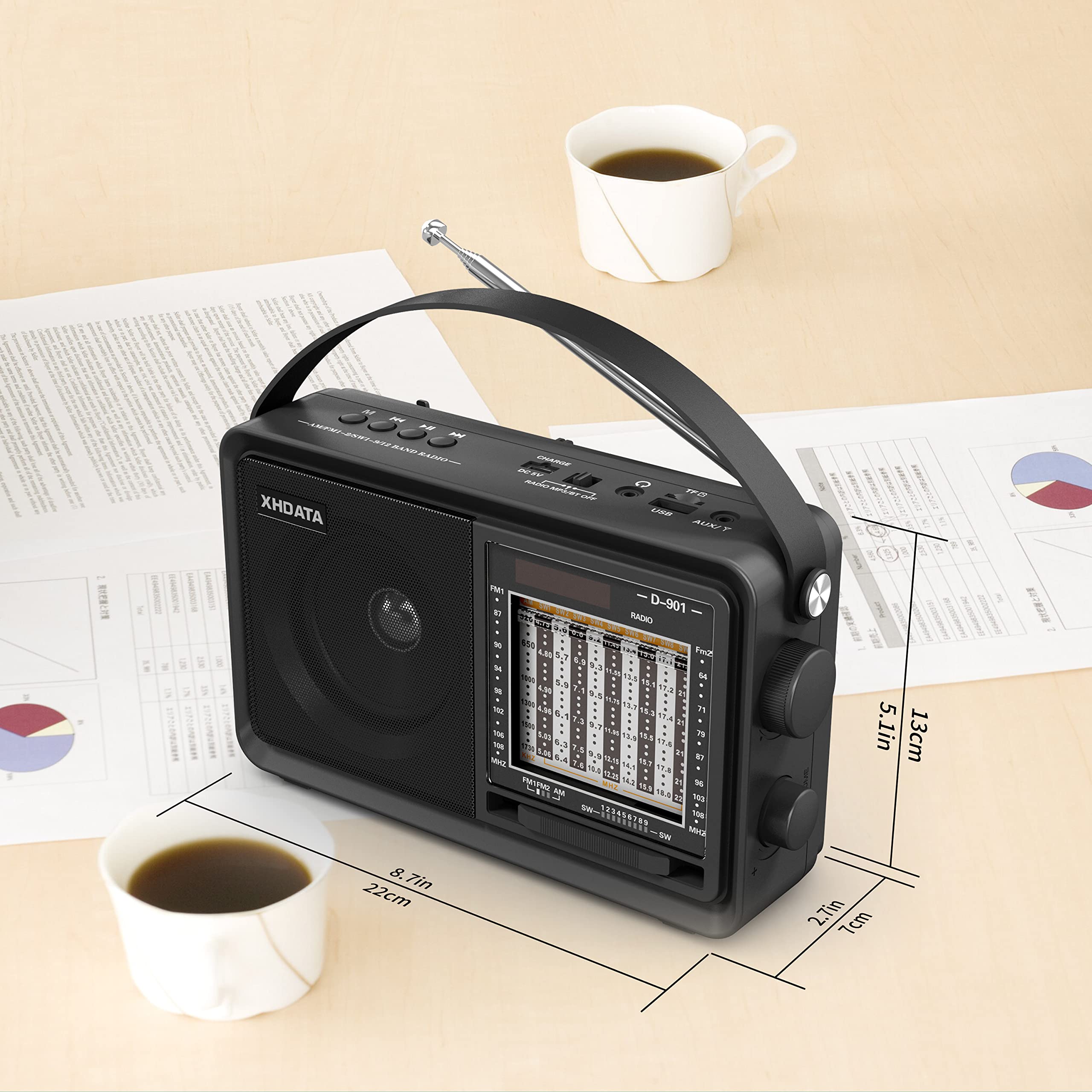 XHDATA D-901 ラジオ Amazon.co.jp: XHDATA D-901 ポータブルラジオ 短波ラジオ AM/FM