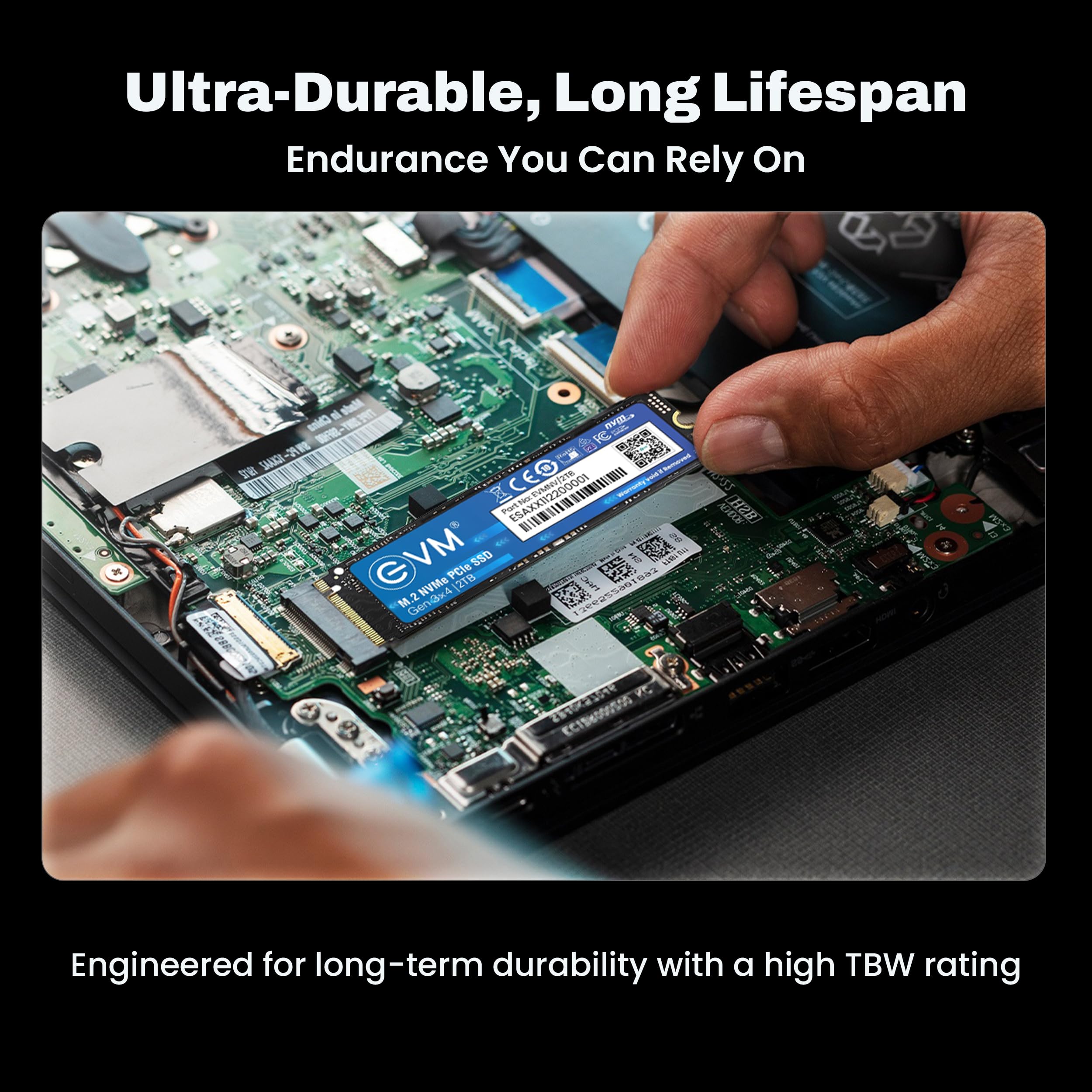EVM 2TB NVMe Gen 3x4 Internal SSD (2280)