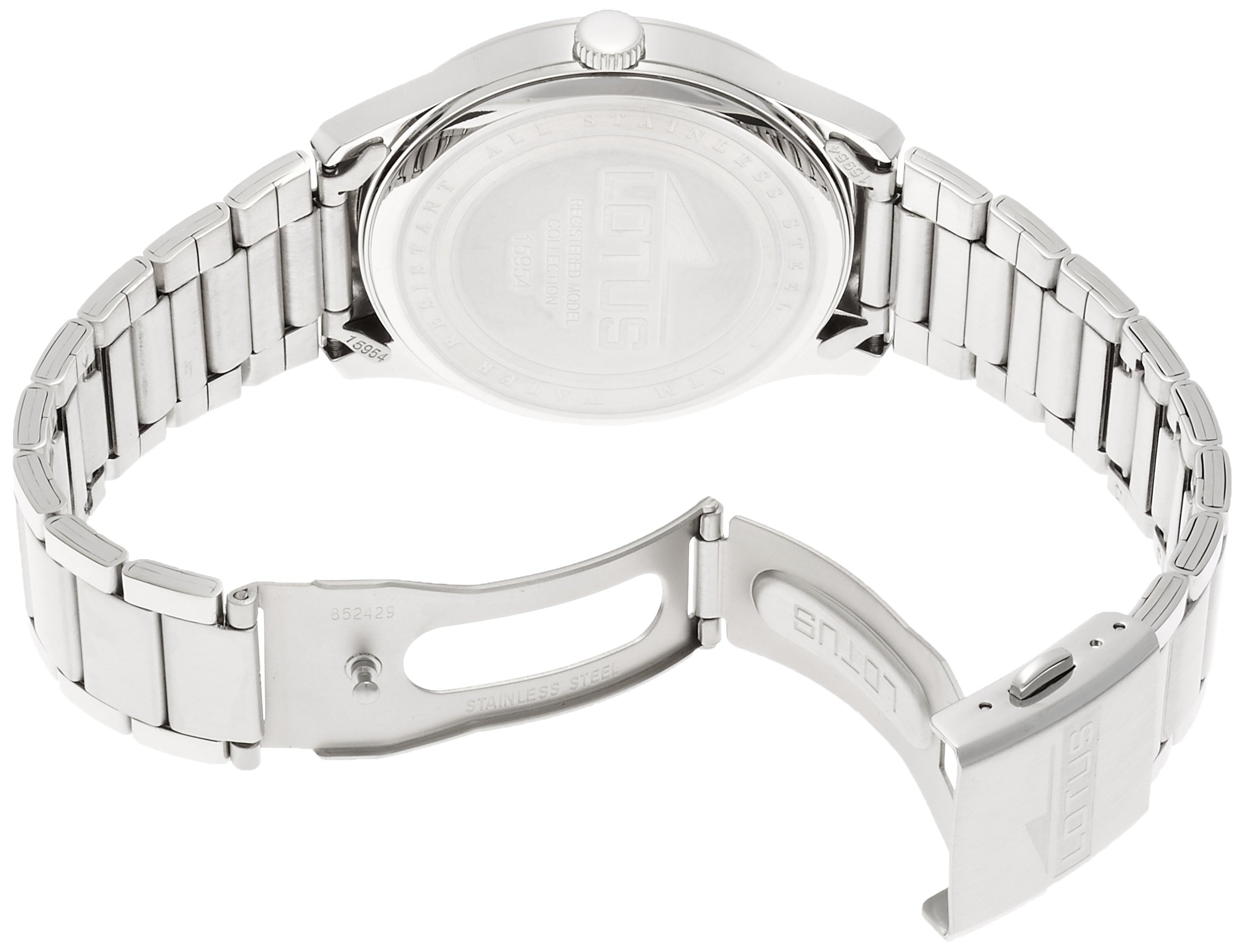 Image secondaire de LOTUS Lotus-15954/3-Montre Homme-Quartz Analogique-Bracelet Acier Inoxydable Argent