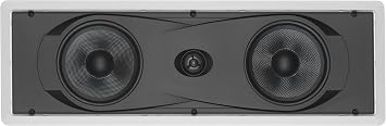 Yamaha in-Wall 150 watts Natural Sound 2-Way Speaker with 1" Titanium Dome Swivel Tweeter & Dual 6-1/2" Kevlar Cone Woofers for Enhanced Center Channel,