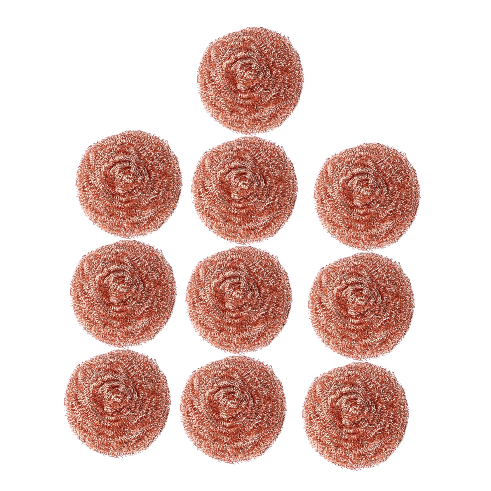 MUCKLILY Cleaning Ball Copper for Soldering Iron Tips 10 Pcs Soldering Tip Cleaning Balls Nozzle Cleaner Copper Wool