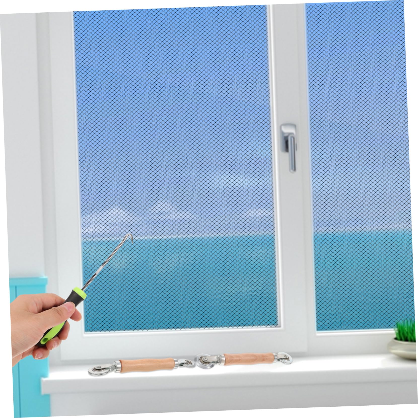 Gadpiparty 15stücke Teiliges Für Reparatur Von Fenster Und Türschirmen Ergonomische Werkzeuge Für Bildschirmrahmen Langlebig Und Einfach Zu Bedienen Für Vielseitige Anwendungen