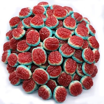 FirstChoiceCandy Holloween Gummy Brains 2 Pound Pack of 1