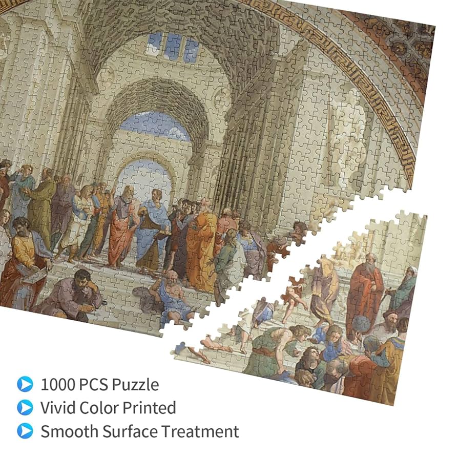 Amazon.co.jp: ジグソーパズル 1000ピース 絵画風 壁紙 アテナイ