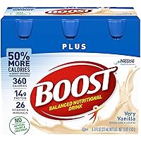 Vista 3 de Boost Plus Balanced Nutritional Drink (8 Fl Oz (Pack of 2), Vanilla