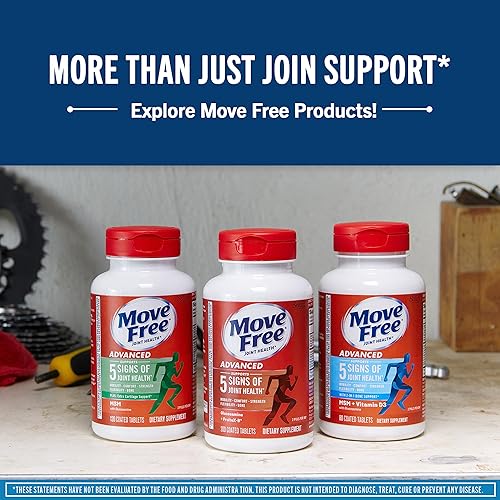 Miniatura 7 de Suplemento Move Free Advanced Plus MSM y vitamina D 120unidades No Model 1 1