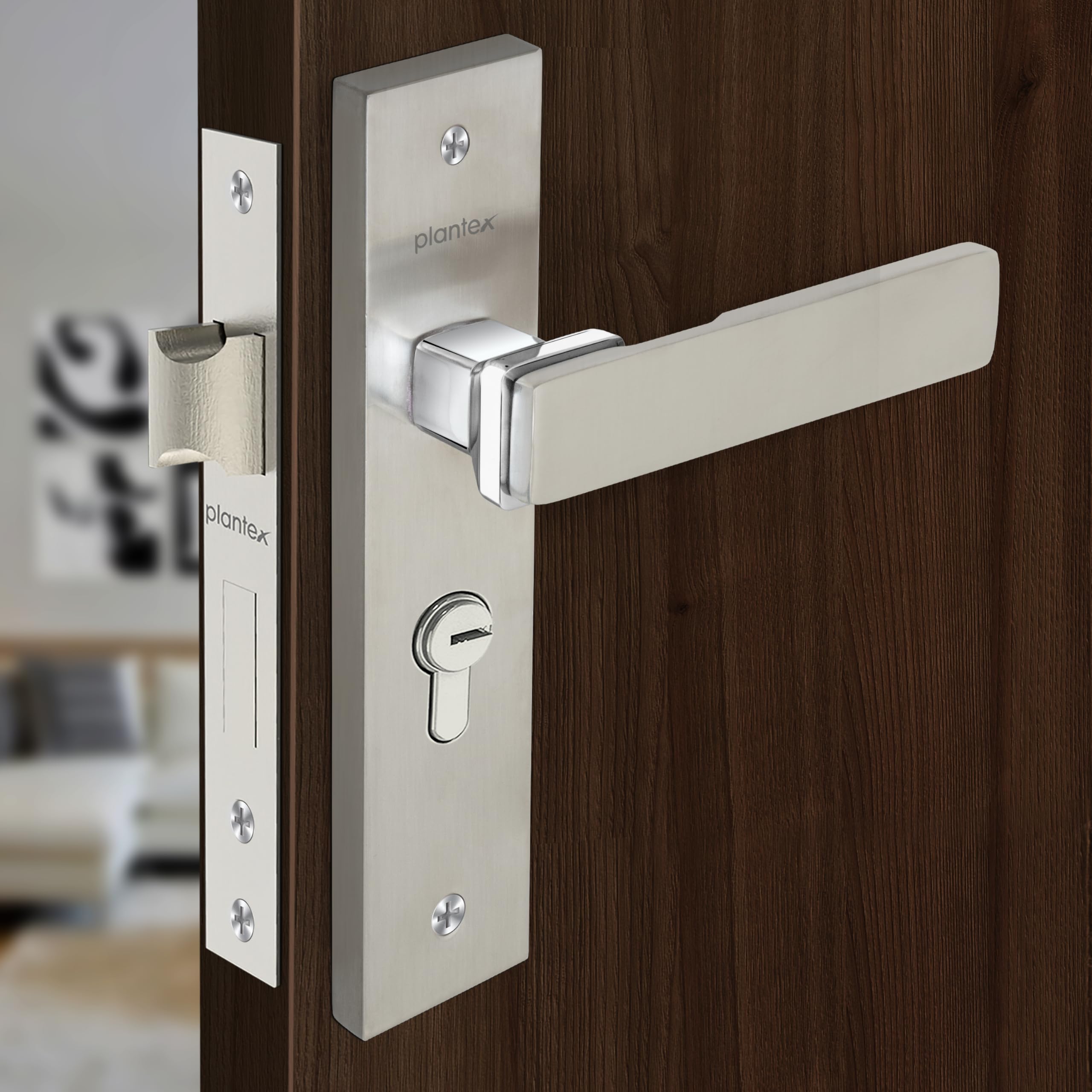 Plantex Heavy-Duty Door Lock - Secure & Stylish -13