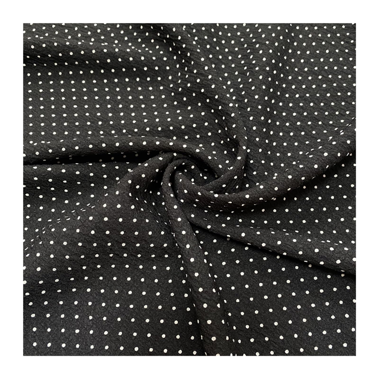 Polka Dot Fabric Multicolor Multiple Sizes for Clothing Crafts(Color8,Length 1.5 Meters)