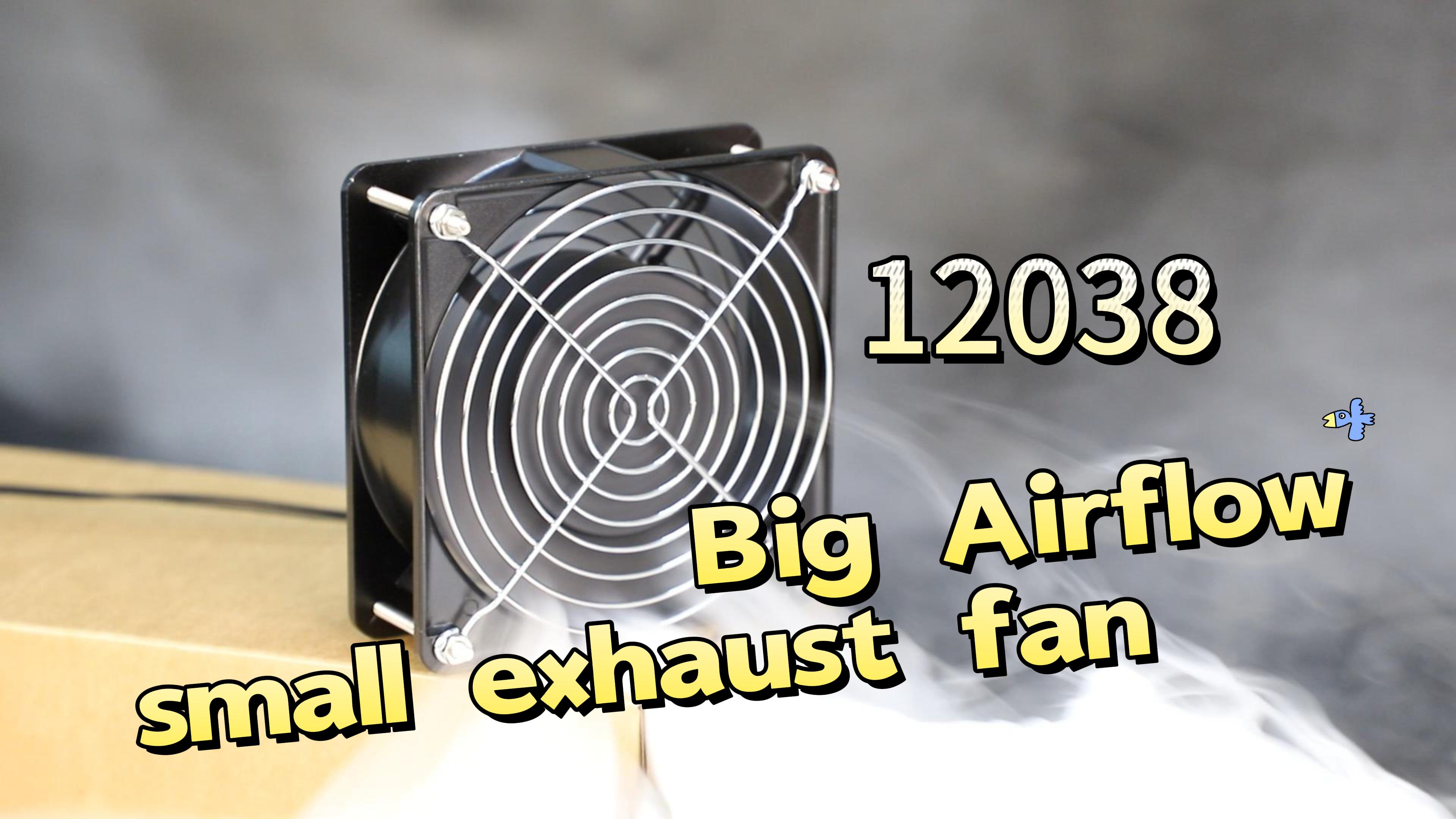 Amazon.com: WDERAIR AC Axial 110V 120V 120mm x 38mm Dual Ball Big